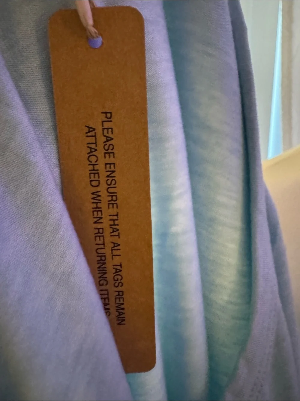 Women's Light Blue Henley Sleeve Top